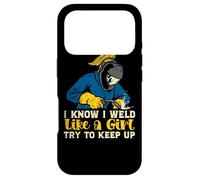 Weld Like A Girl Welder Ironworker Ironsmith Welding Women Case for iPhone 17 Pro