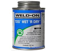 Weld-On 725 Wet R Dry Plastic Welding Glue