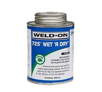 WELD ON 725 WET R DRY PVC-U PLASTIC PIPE CEMENT (FREE DELIVERY)