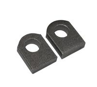 Weld On Gate Eyes Hinge Hanger 3/4", 7/8" or 1" X2 (Self Colour Fieldgate Slot Flat Back Railing) (7/8" - Suits 22MM Pin)