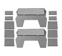 Weld On Lowering Under Bed Frame C Notch Kit Compatible With Sierra 1500 1999 2006