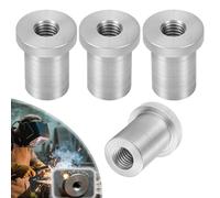 Weld-On Nut,3/8"-16 Thread Long Threaded With 4 nuts per pack, it can seamlessly connect with standard bolts