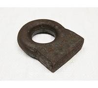 Weld On Towing Eye 5" (24 Ton 12.7CM Straight Heavy Duty Mild Steel Trailer Ring)