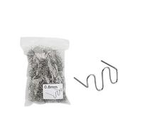 Weld Repair Tool Kit 500/100Pcs Plastic Welding Nails 0.8mm Welding Nails Repair Nail Kit Repair Car Bumper(S-500pcs)