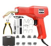 Weld Repair Tool Kit Plastic Welding 200-220W Hot Staples, 3-in-1 Plastic Welder Soldering Gun Car Bumper Repair Plastic Surface Fixing(220W Style 2)