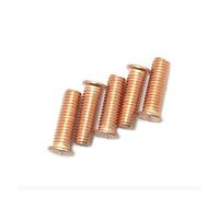 Weld Studs, 2/50pc M3 M4 M5 M6 M8 M10 Carbon Steel Copper Plated Stud Spot Welding8mm,10pcs(10mm,10pcs M5)