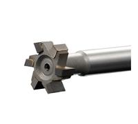 Welded Carbide T Slot Milling Cutter Tungsten Steel End Mill Cutter Router Bit for Metal Keyway Diameter 12-60MM(2mm,30D 16d 100L 6T)