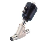 Welded End DN 20 NC Pneumatic 2-Way Angle Seat Valve Stainless Steel - 2000 - 344474