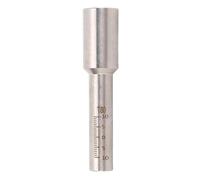 Welded Stainless Steel Graduated Tube High Accuracy Handheld Metal Scale Tube 80mm