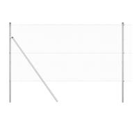 vidaXL Fence Post Silver 10 x 1.4 m (19 x 19 mm mesh) Steel