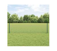 Welded Wire Fence Roll Green 10000cm x 50cm Steel PVC Powder-Coated 44Post Pack