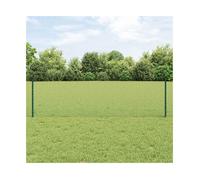 Welded Wire Fence Roll Green Steel & PVC 10000x2.7x60cm Powder-Coated Kit Set 44