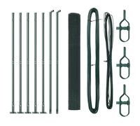 Fence Post Steel Outdoor Barrier Garden Modern Terrace Strong Support vidaXL