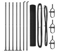 Fence Post Steel Outdoor Barrier Garden Modern Terrace Strong Support vidaXL