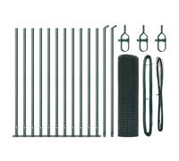 Fence Post Steel Outdoor Barrier Garden Modern Terrace Strong Support vidaXL