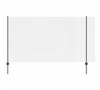 Grey Steel & PVC Garden Fence 1.4m x 10m Durable Outdoor Panel for Modern Spaces