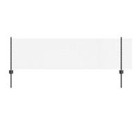 vidaXL Welded Wire Fence with Post 50 x 0.6 m PVC-Coated Steel Green