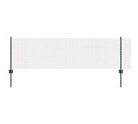 vidaXL Fence with Post Green, Garden and Terrace, Modern Outdoor Fence, Durable