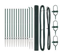 Welded Wire Fence with Spikes Mesh Steel Panels Outdoor Enclosure Iron vidaXL