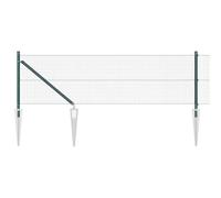 Fence Post Steel Outdoor Barrier Garden Modern Terrace Strong Support vidaXL