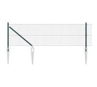 Fence Post Steel Outdoor Barrier Garden Modern Terrace Strong Support vidaXL
