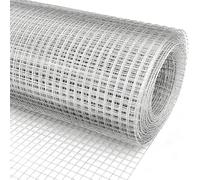 Welded Wire Mesh, 1/2 in Hardware Cloth, Heavy Duty Wire Mesh Fence, Easy to Cut, Garden Welded Chicken Wire Fencing Cage Wire(1.2mx8m(47.2inx26.2ft))