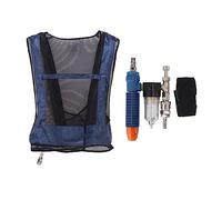 Welder Air Conditioner Vest, Air Compressed Cooling Vest for High Temperature Environments, Air Cooled Waistcoat for Metallurgy, Painting, Sandblasting