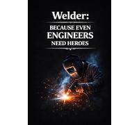 Welder: Because Even Engineers Need Heroes: Funny Welding Appreciation Gift | Sarcastic Lined Notebook for Metalworkers, Fabricators and Ironworkers | Witty Blue Collar Workshop Journal | 120 Pages