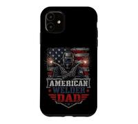 Welder Dad American Flag Patriotic Funny Welding Case for iPhone 11