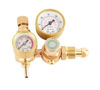 Welder Gas Regulator Agron CO2 Gauge Meter Valve MIG TIG Flowmeter G5/8in Male Thread Inlet 1/4 External Thread Outlet