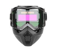 Welder Helmet Auto Darkening - Breathable Welding Protector, Ergonomic Face Shield | Automatic Dimming Helmet With Adjustable Strap, Detachable Hood For Mig Welding, Tig Weld, And Metal Processing