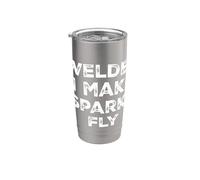 Welder I Make Sparks Fly Stainless Steel Insulated Tumbler