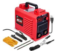Welder Machine,Upgraded MMA-250A 110V Welding Machine,IGBT Digital Display LCD,Hot Start Anti-stick Stick Welder,Complete DIY Tool Kit for Portable Mini Welder,Strong Heat Dissipation MMA Welder …