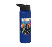 Welder Porosity Panic Retro Industrial Stainless Steel Insulated Water Bottle