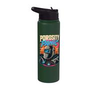Welder Porosity Panic Retro Industrial Stainless Steel Insulated Water Bottle