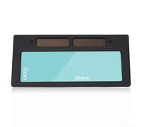 Welder protective lens with solar power, automatic darkening feature, 5 protective films, designed for gas shielded and electric welding tasks (B)