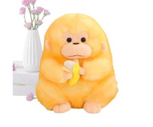 Welder Storage Rack - Monkey Stuffed Animal | Iron Wall Mount Rod Holder | Perfect Kids Birthday Living Room Sofa Bedroom Bedside TableHuggable Velvet Fabric Material