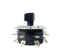 Welder Switch KDH-40/2-8 Contactor 8 Position Two Poles 16 Pins 40A For Welding Machine Rotary Copper Pin Silver-plate IDGTTLDF