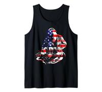 Welder USA Flag Metal Fabricator Weld Welding 4th of July Tank Top