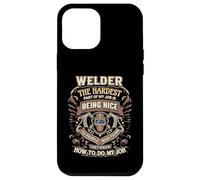 Welder Vintage Being Nice To People Who Think They Know Job Case for iPhone 12 Pro Max