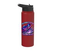 Welder Welding Fabrication Tradesman Bold Graphic Stainless Steel Insulated Water Bottle