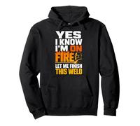 Welder Welding Helmet Finish The Weld Pullover Hoodie