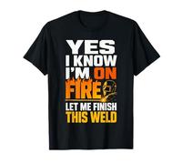 Welder Welding Helmet Finish The Weld T-Shirt