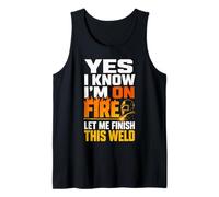 Welder Welding Helmet Finish The Weld Tank Top
