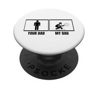 Welder Your Dad My Dad Daughter Son Funny Welding PopSockets Adhesive PopGrip