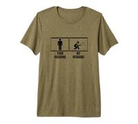 Welder Your Husband My Husband Wife Funny Welding Premium T-Shirt