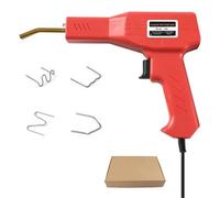 Welders 1 Set Plastic Welding Gun for Car Bumper Heat Fusion Repair Tool Kit Nail Planting Machine Plastic Welder(Red)