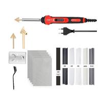 Welders 100W PVC Car Bumper Repair Electric Soldering Iron Fast Heating Leather Ironing Tool(D)