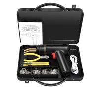 Welders 200W Hot Stapler Rechargeable Plastic Welding Machine Bumper Repair Kit Soldering Iron for Plastic Welder(A)