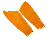 Welders Arm Guard Non-stick Liner Leather Welding Work Sleeves Arm Protection Cowhide Sleeve Thickened Heat Flame Resistant